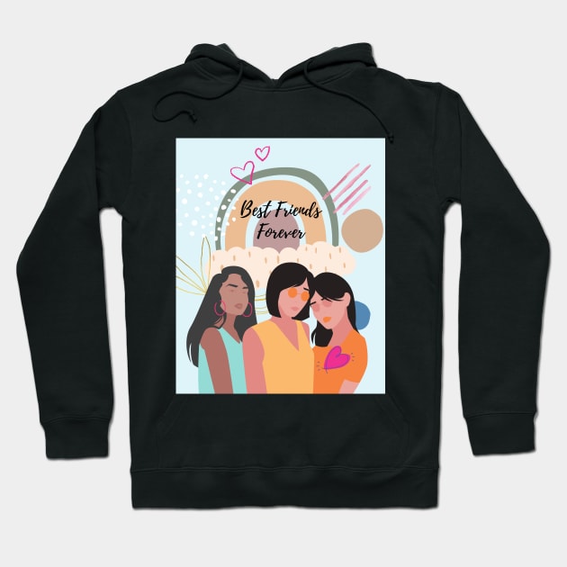 Best Friends Hoodie by Ema jasmine